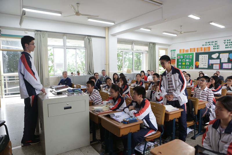 上海包玉刚实验学校来访
